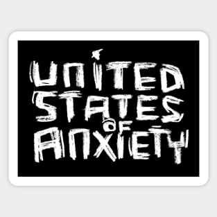 US of A. United States Of Anxiety Sticker